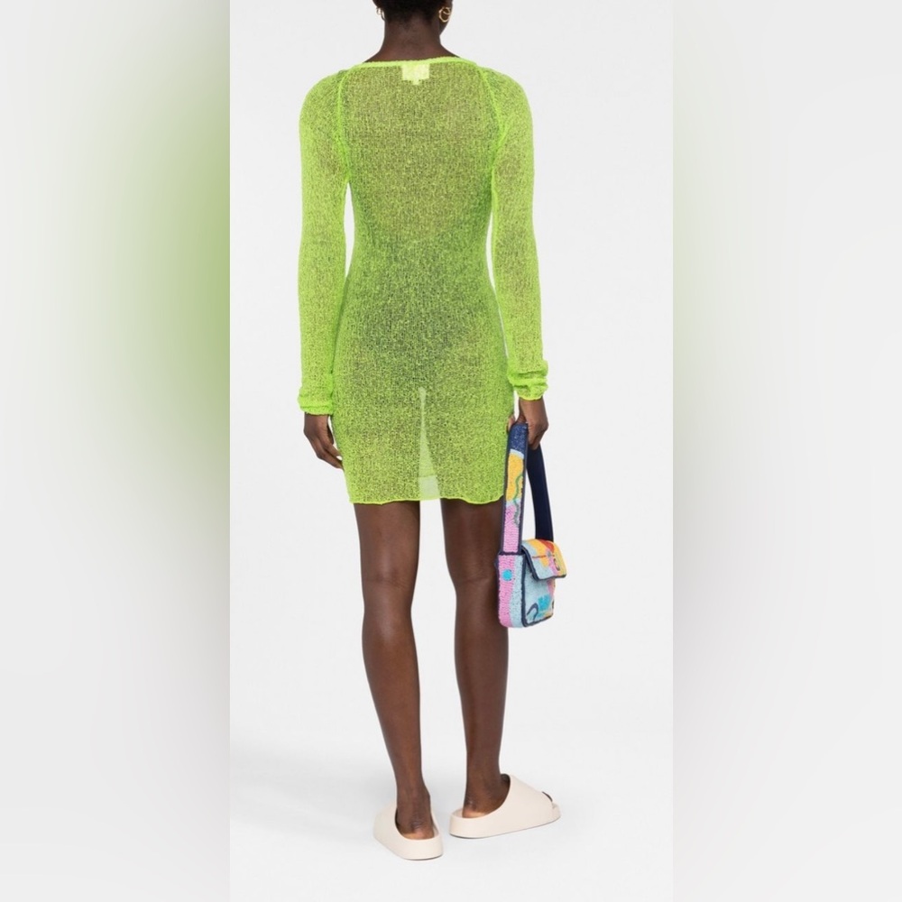 Ambra Maddalena sheer knitted minidress - Picture 3 of 9